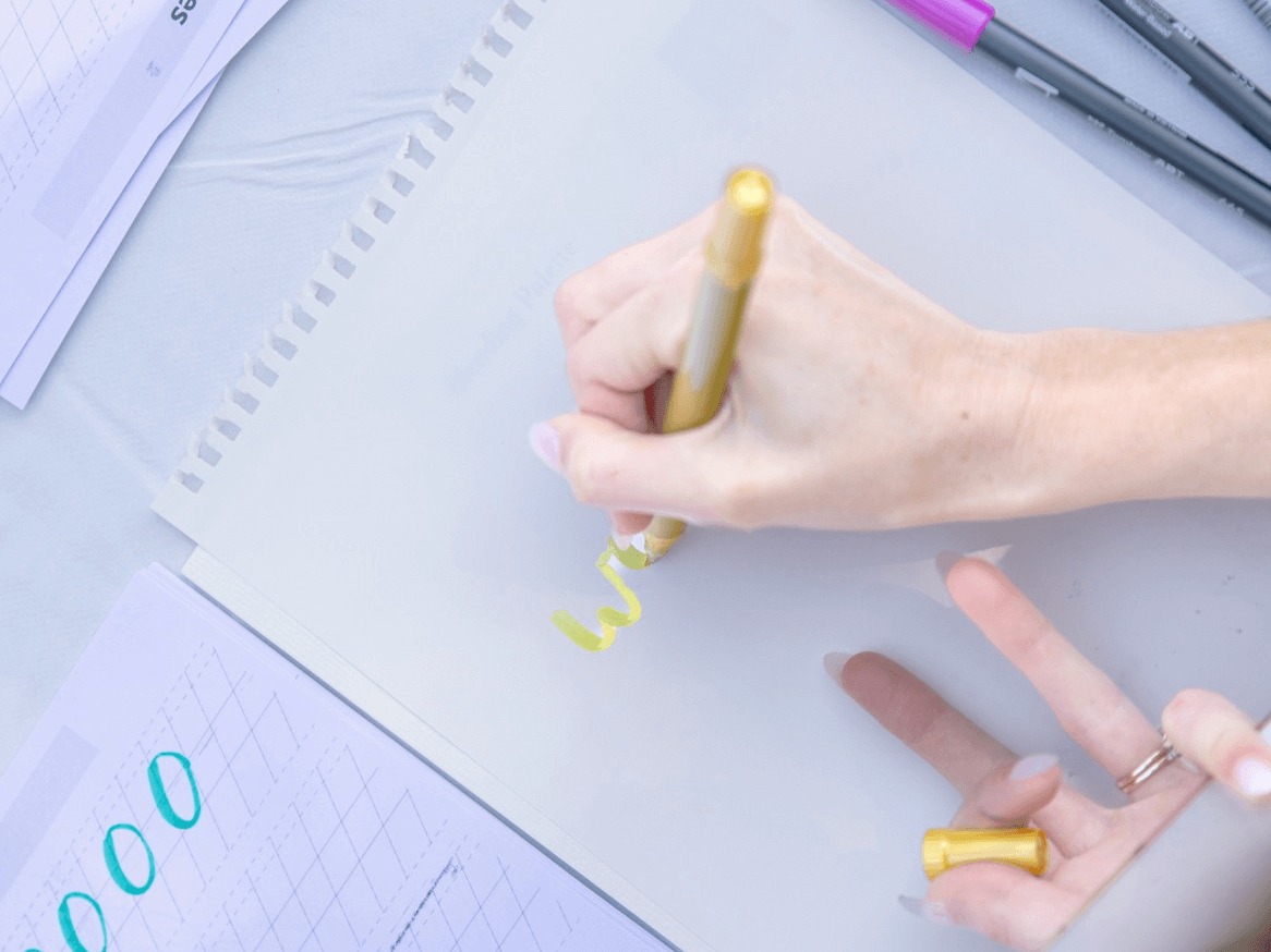 Susan Merchant letting workshop